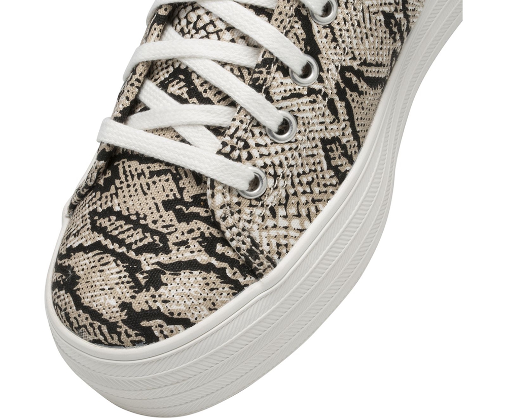 Zapatillas Keds Mujer Blancas/Negras - Triple Kick Snake - 152-ESMVTQ